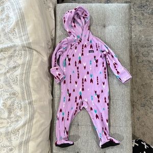 Patagonia Infant Micro D Fleece Bunting Size 6-12 months